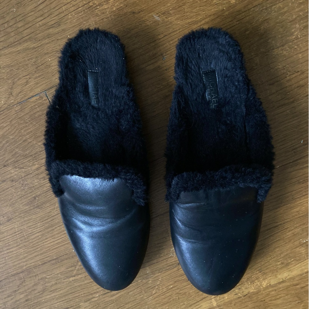 Michael Kors Shearling-lined Mules